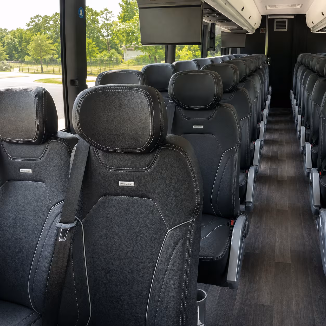 elizabeth comfortable charter bus rentals for elizabeth weddings
