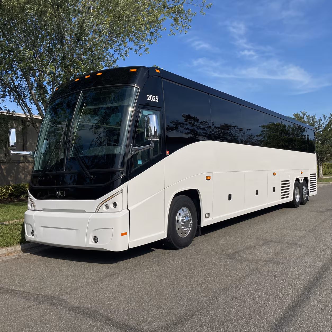 jersey city spacious charter bus rentals for jersey city wedding groups
