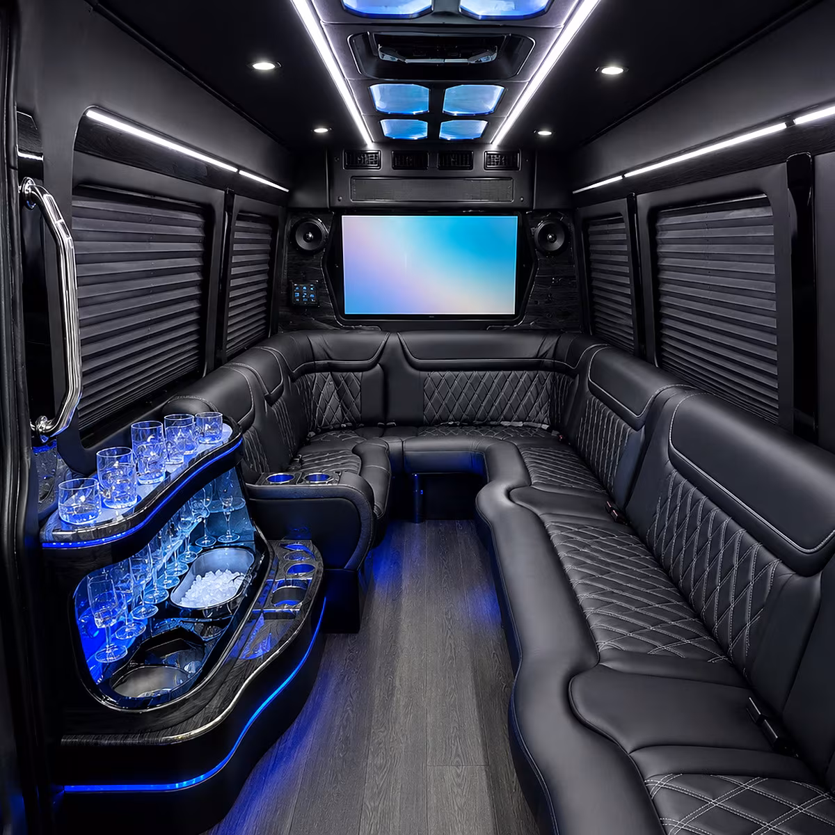 new york city sporting event party bus rental