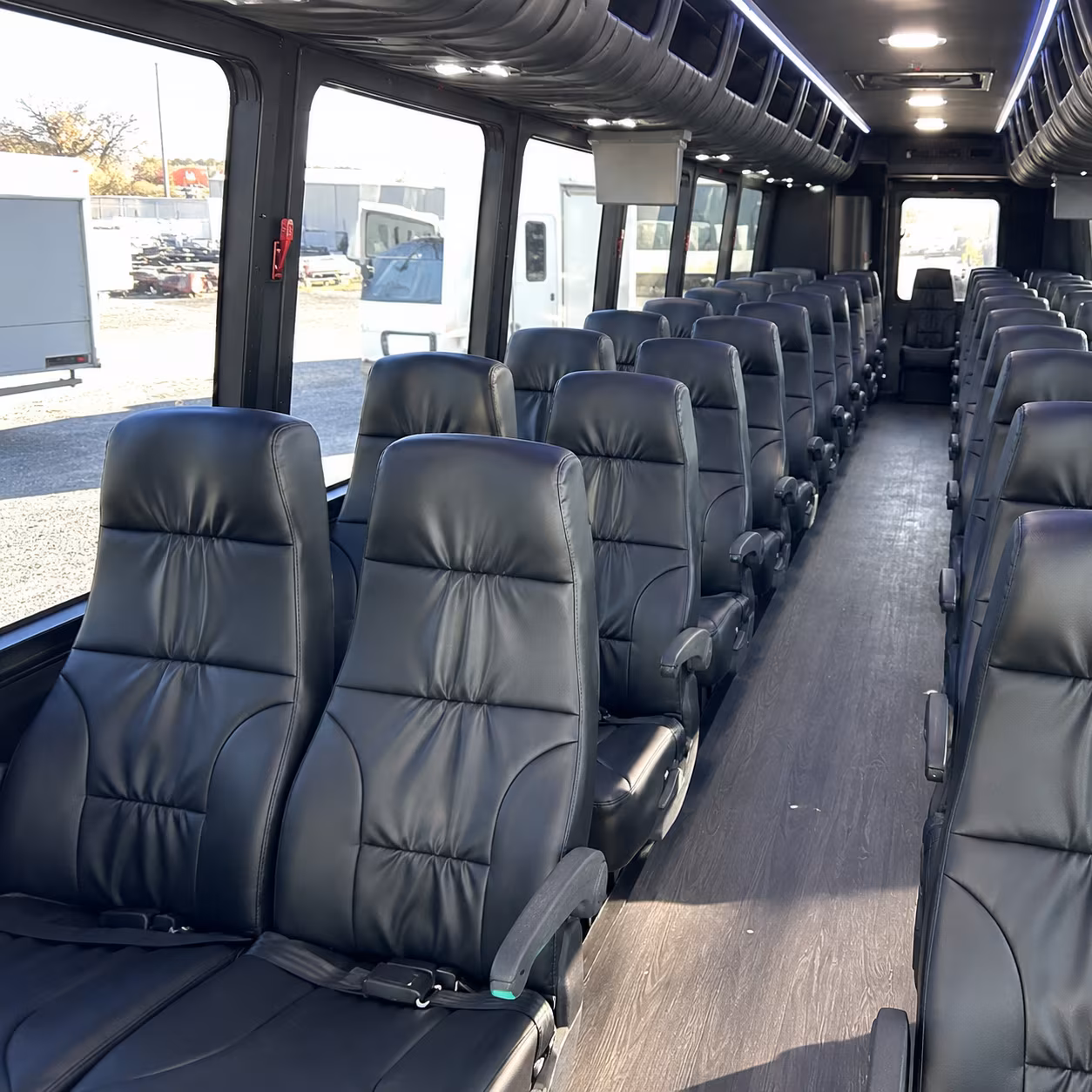 newark employee shuttle bus rentals in newark