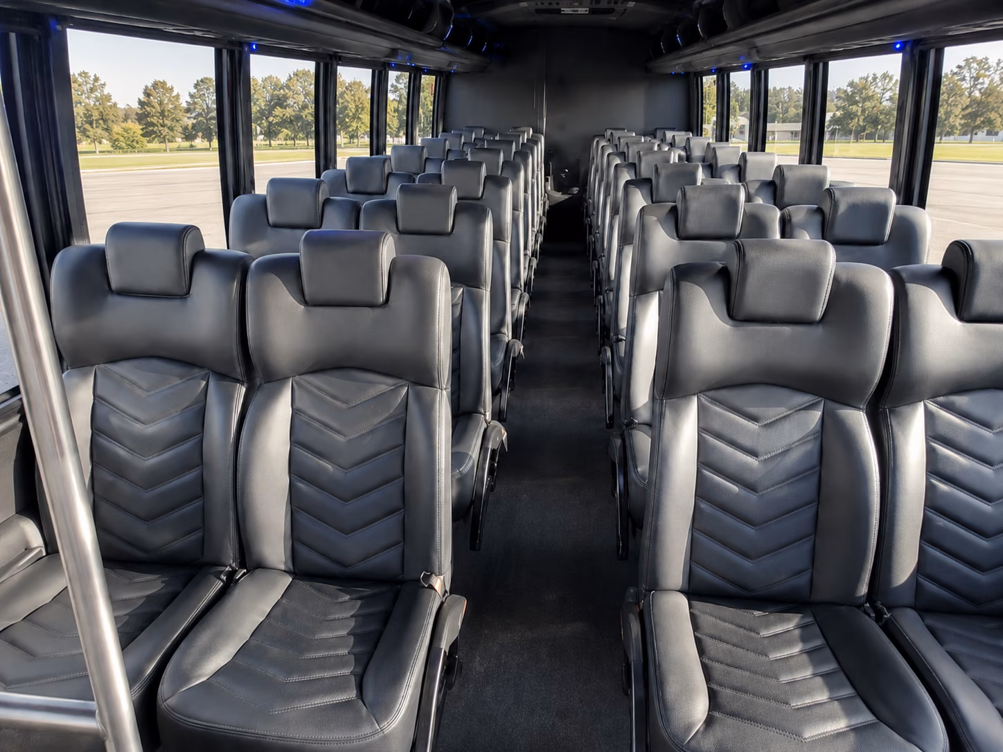 union city spacious charter bus rentals for union city sporting events